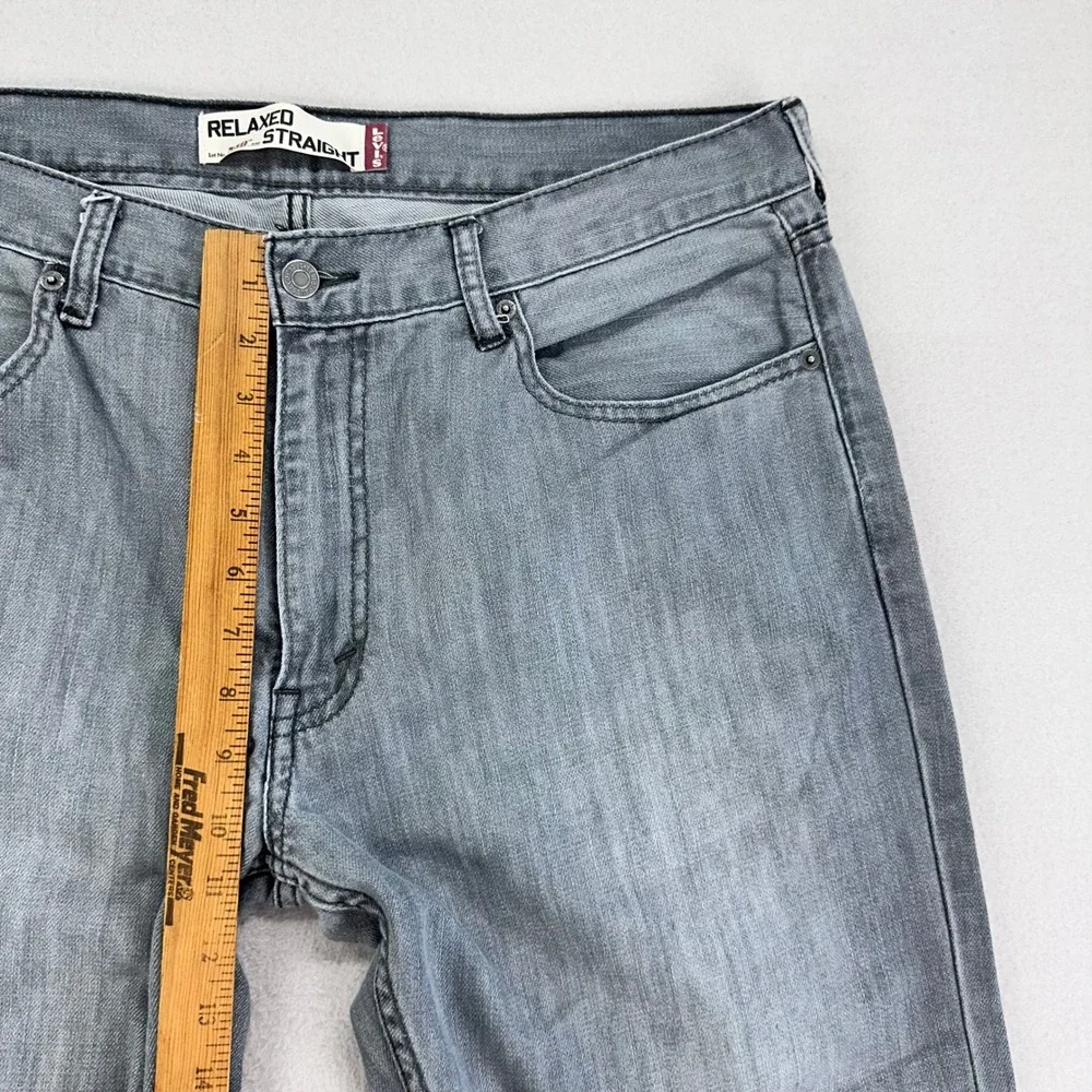 VTG Levi's Jeans 559 Men's 36x32 Grey Denim Relaxed‎ Y2K Loose Skater 00s Work